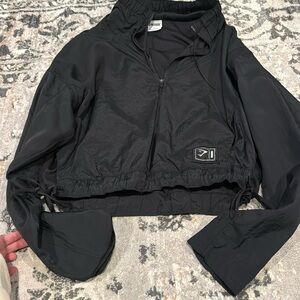 Gymshark Black Windbreaker